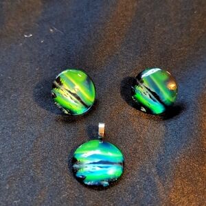 AVAILABLE - Cabazons that I acquired depicting the extraordinary Northern lights